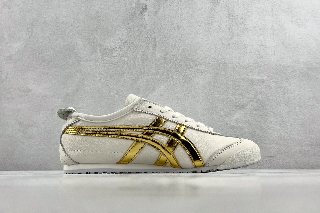 180  Onitsuka Tiger MEXICO 66冷白亮金 1183A499-101