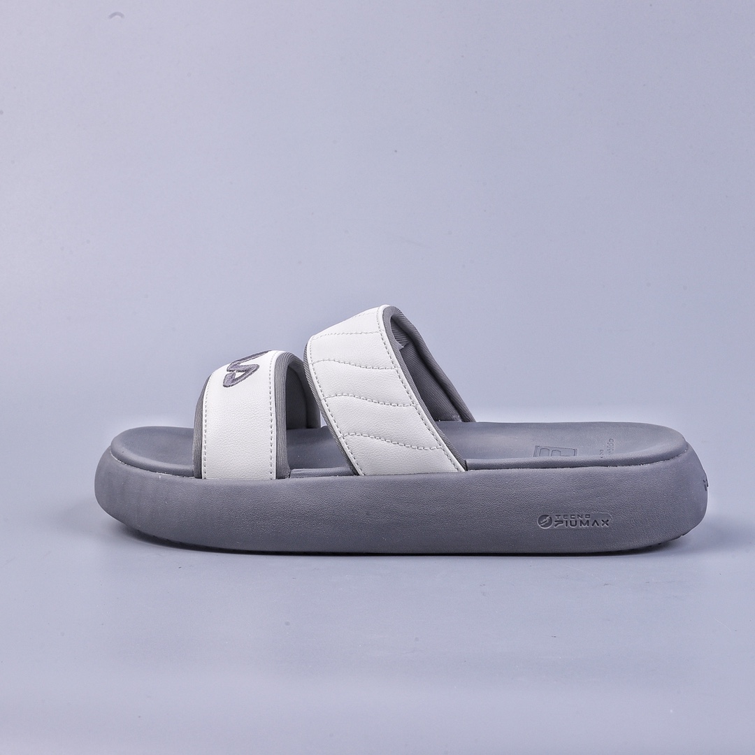 140 斐乐FILA De Mujer Sandal 甜甜圈系列摩登时尚夏季沙滩魔术贴厚底凉拖鞋