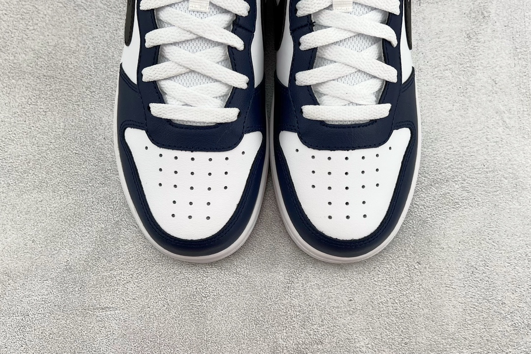 140 全新渠道特供 Nike Court Borough Low 2 FP 黑曜石 白红蓝 DO7446-101