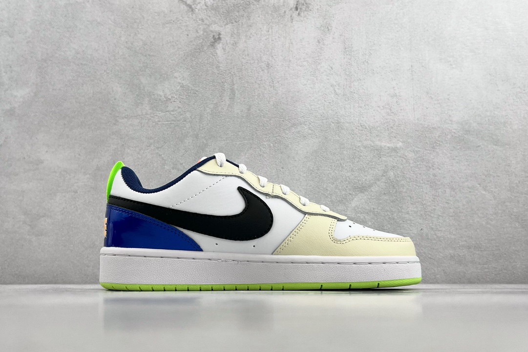 140 全新渠道特供 Nike Court Borough Low 白蓝绿 FB1394-101