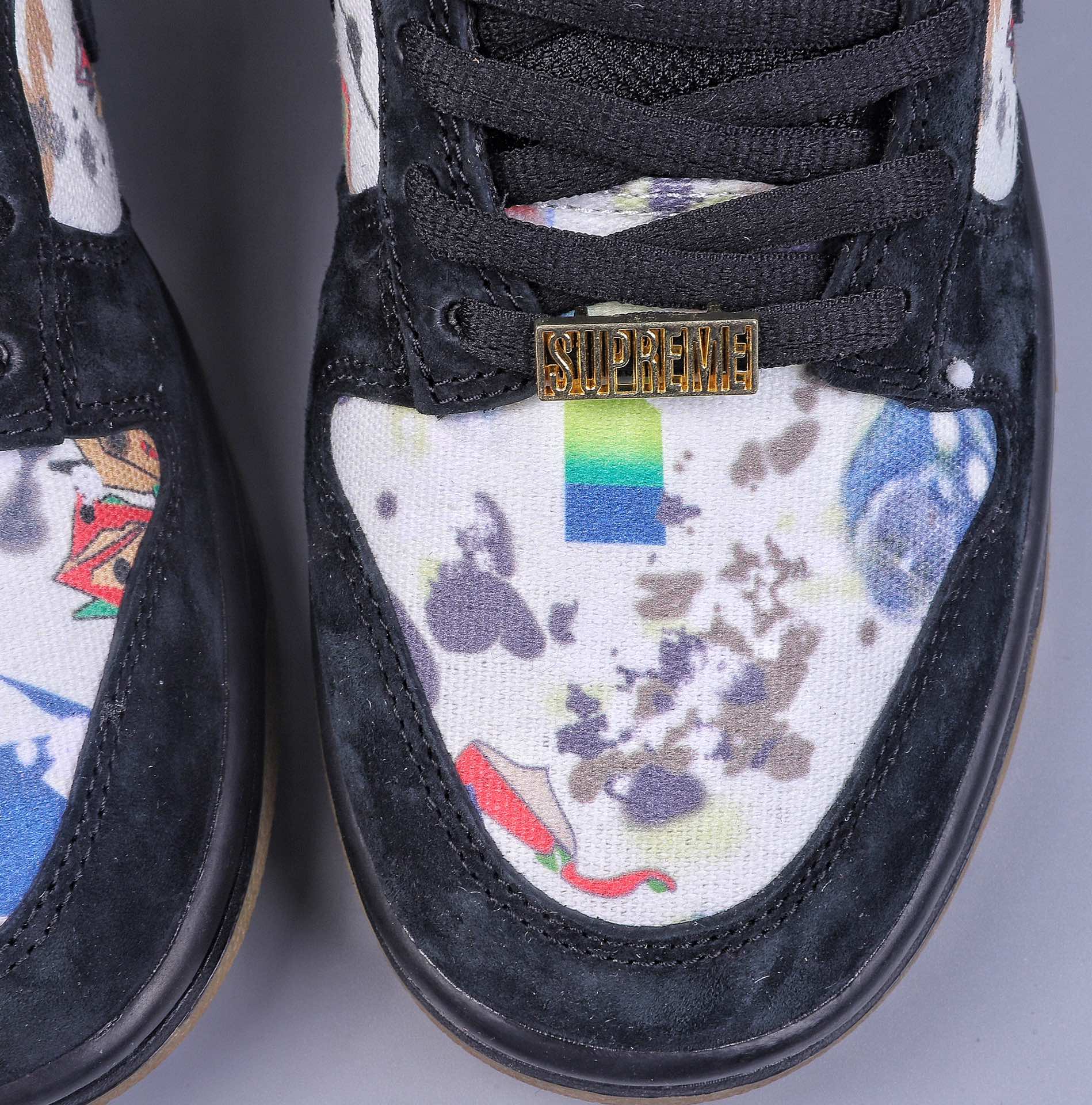 360 Supreme x Nike SB Dunk Low ”Rammellzee” Sup联名黑彩 FD8778-001