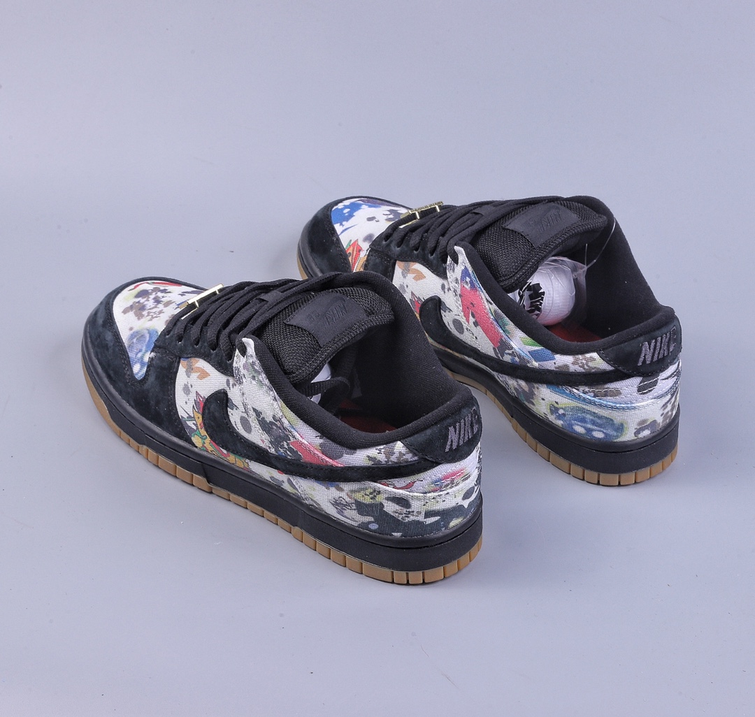 360 Supreme x Nike SB Dunk Low ”Rammellzee” Sup联名黑彩 FD8778-001