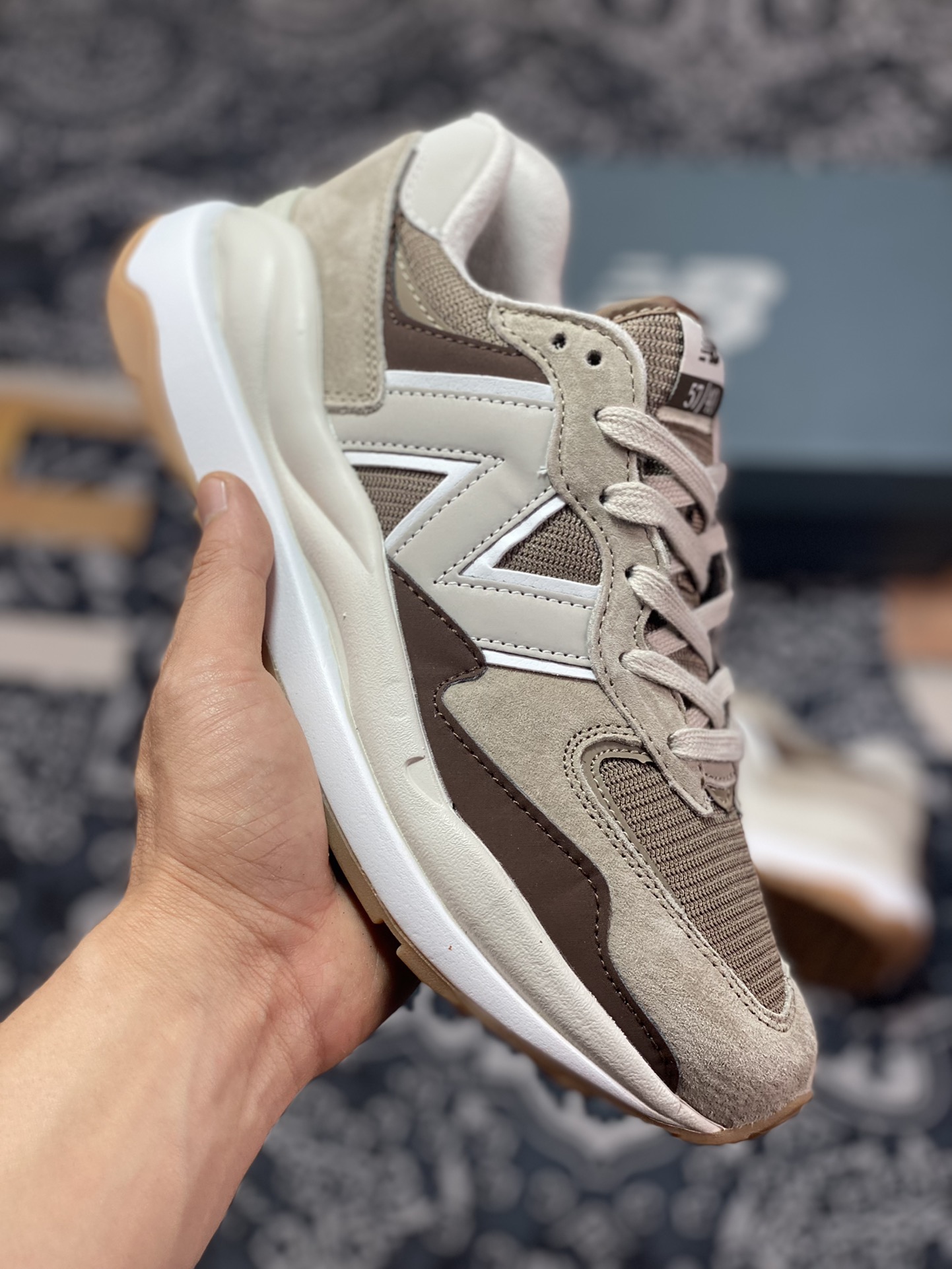 160 New Balance M5740系列复古老爹风休闲运动慢跑鞋“沙黄摩卡棕”M5740PCB