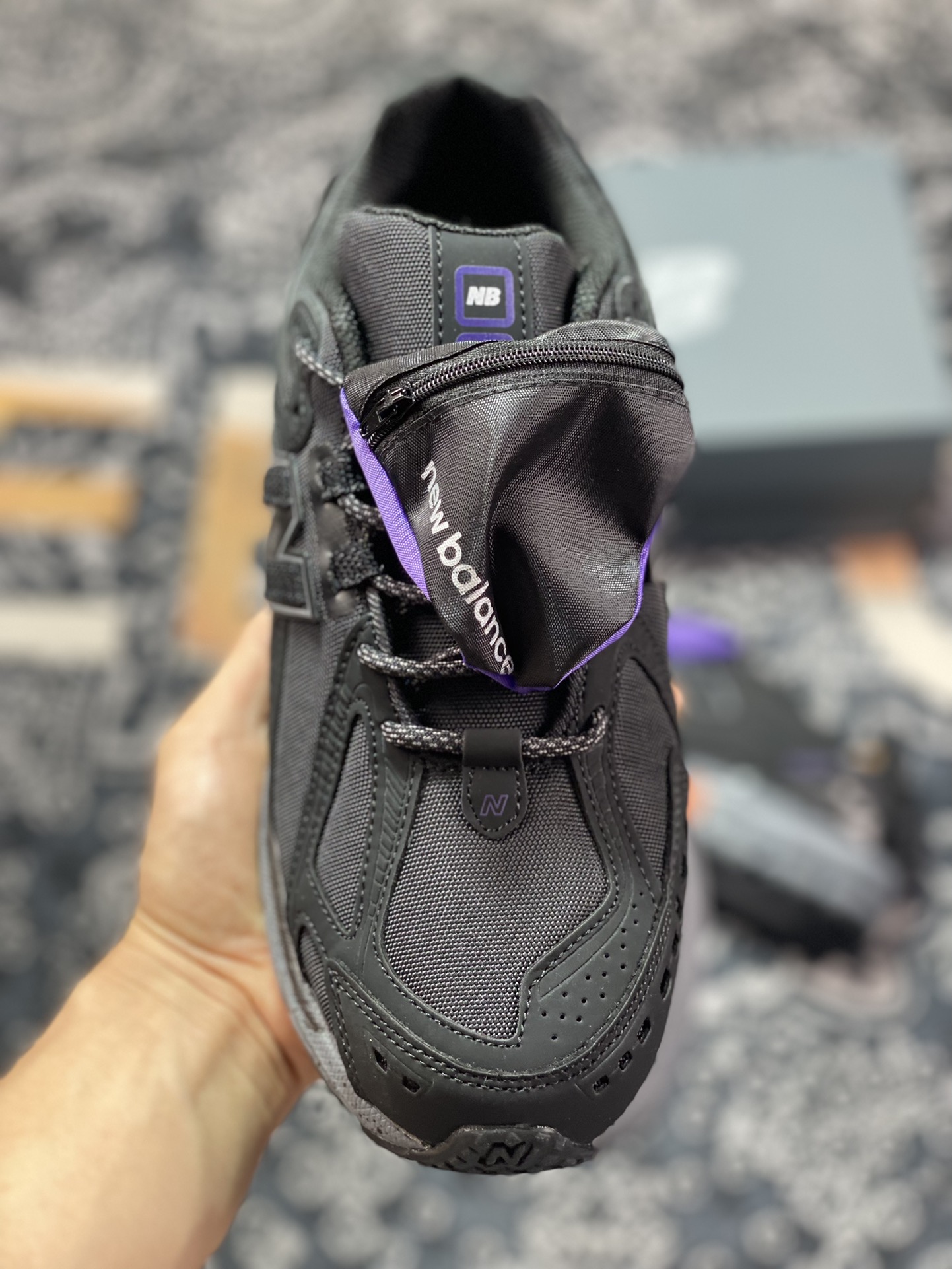 260 NB新百伦New Balance M1906R”Cordura”系列复古老爹风休闲运动慢跑鞋“网布黑紫灰”M1906ROC