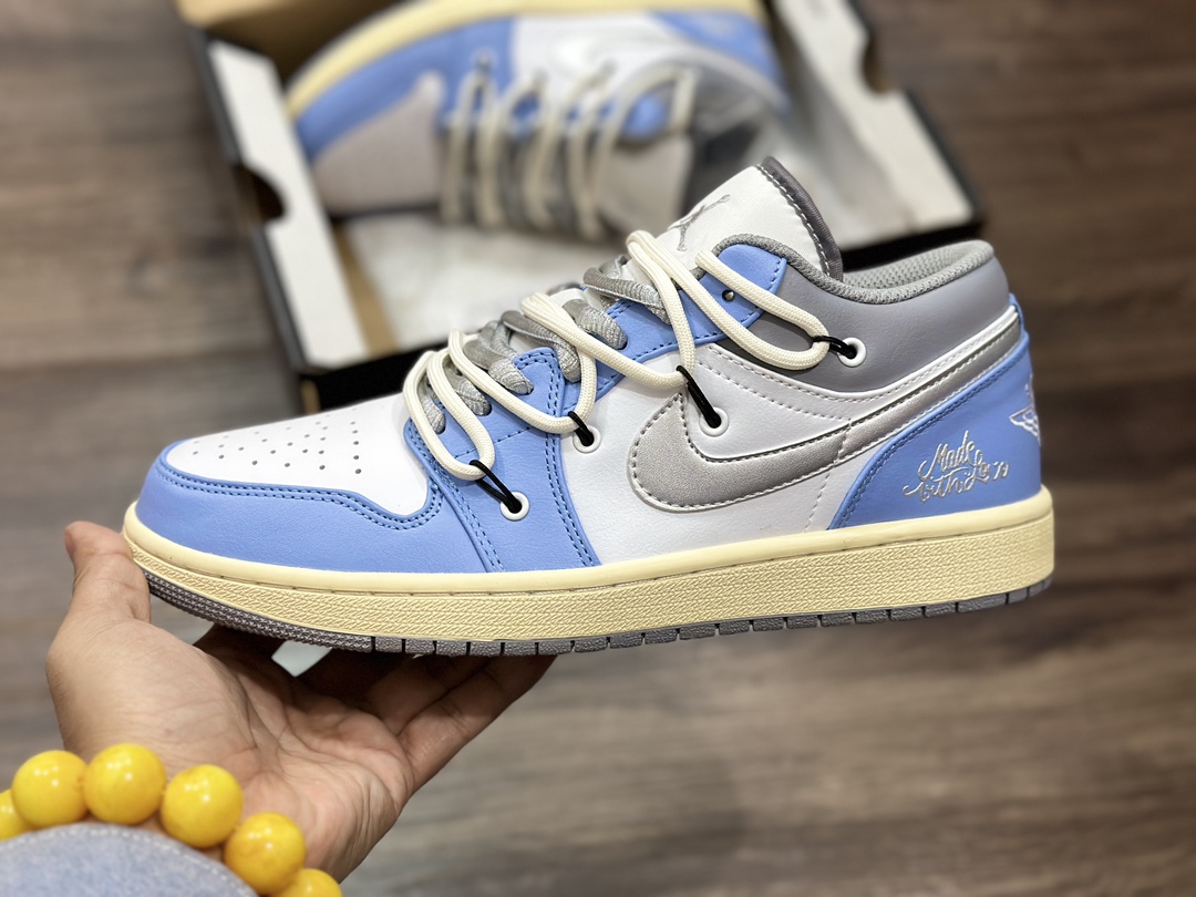 220 Air Jordan 1 Low aj1 乔1绑带 低帮篮球鞋 DZ0798-108