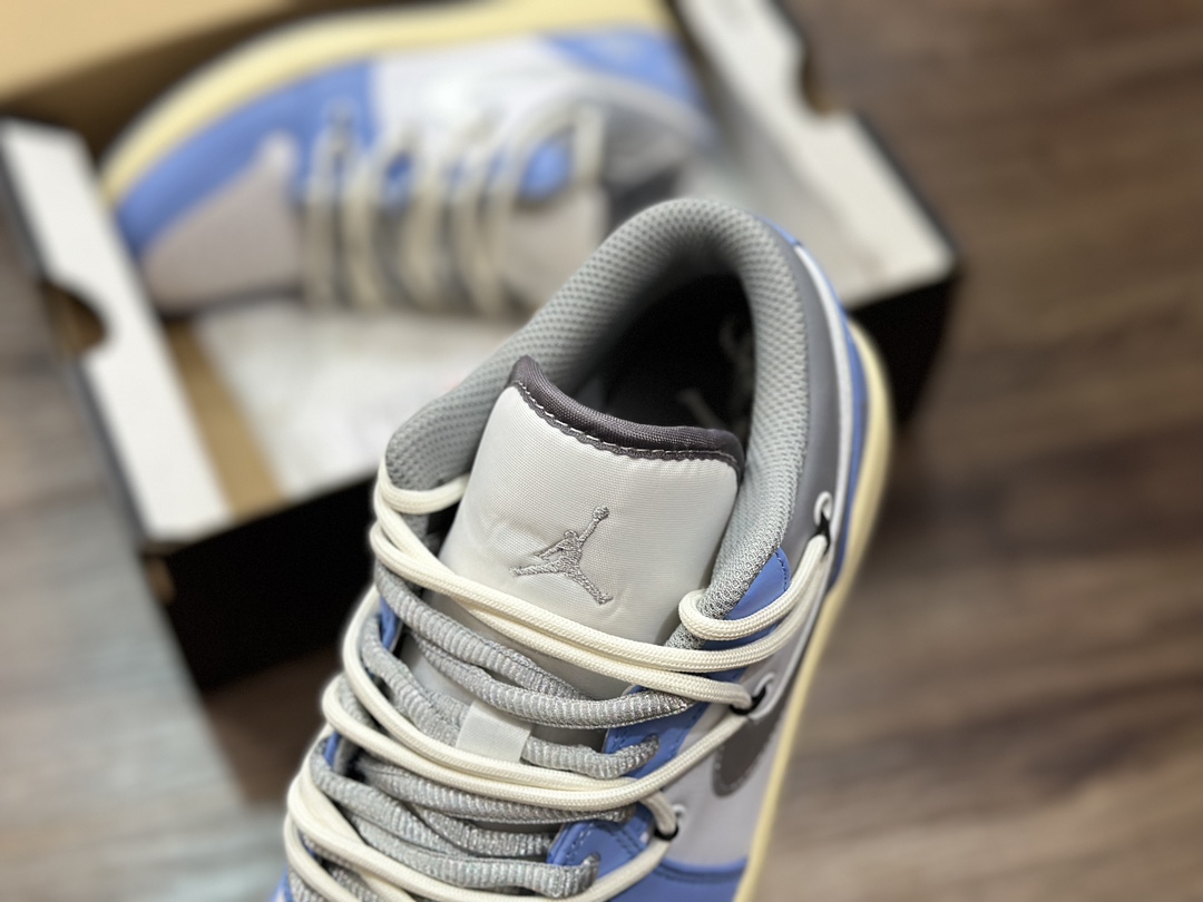 220 Air Jordan 1 Low aj1 乔1绑带 低帮篮球鞋 DZ0798-108