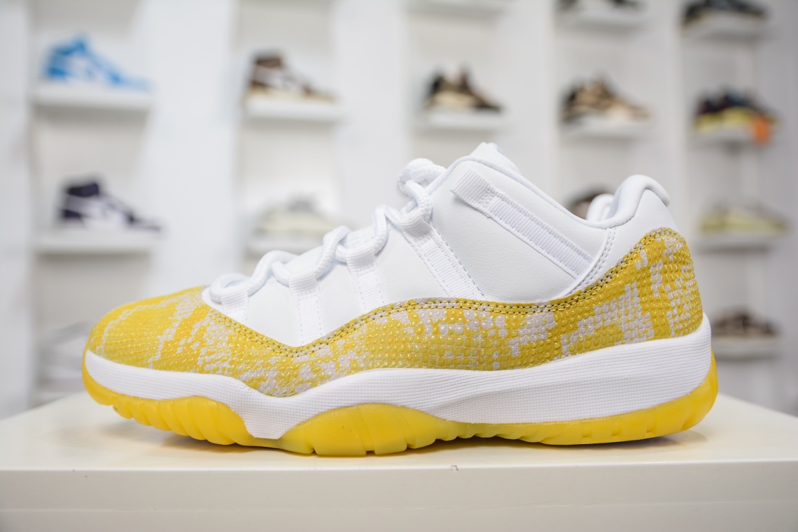 320 外贸版本 Air Jordan 11 Retro Low ”黄蛇” AH7860-107