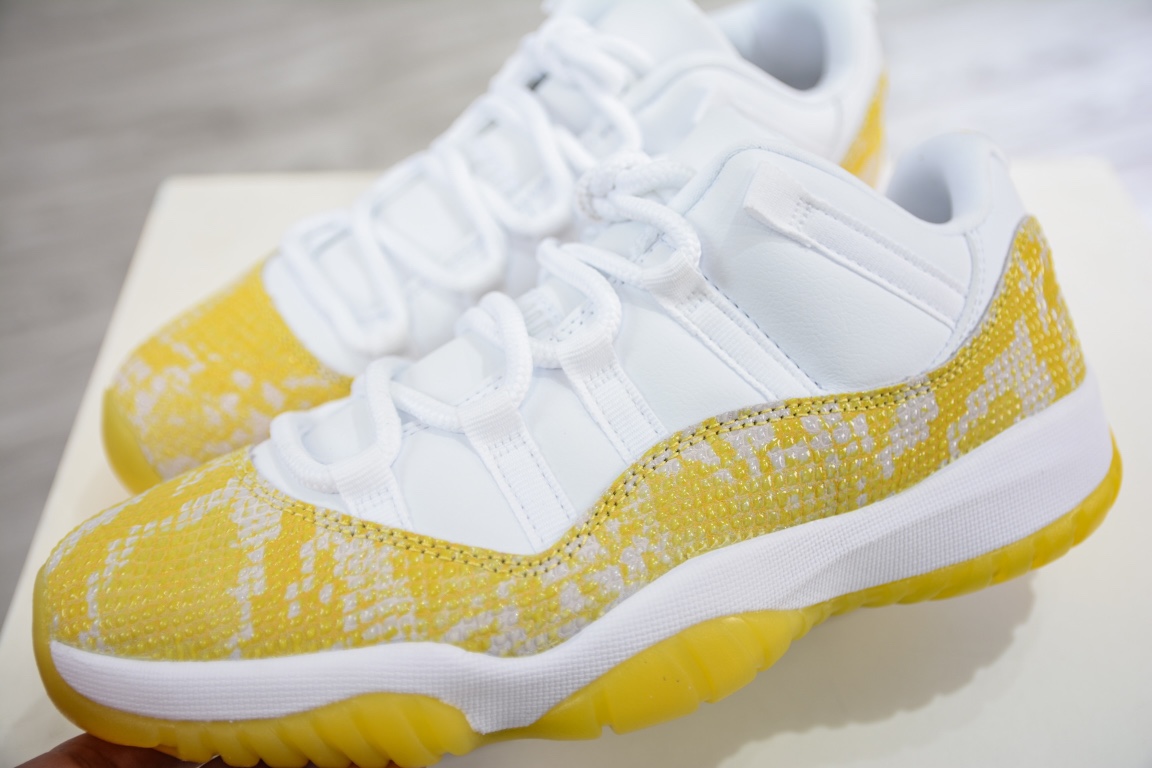 320 外贸版本 Air Jordan 11 Retro Low ”黄蛇” AH7860-107