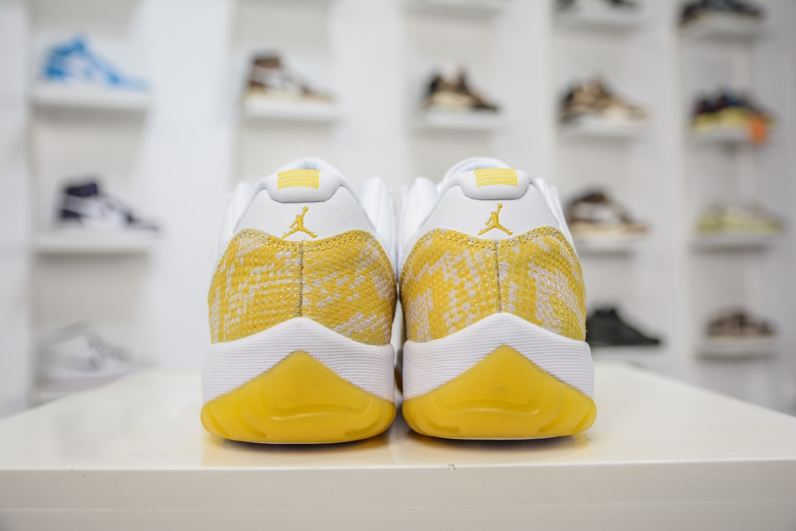 320 外贸版本 Air Jordan 11 Retro Low ”黄蛇” AH7860-107