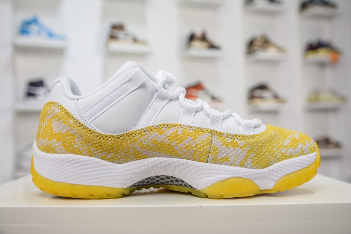 320 外贸版本 Air Jordan 11 Retro Low ”黄蛇” AH7860-107