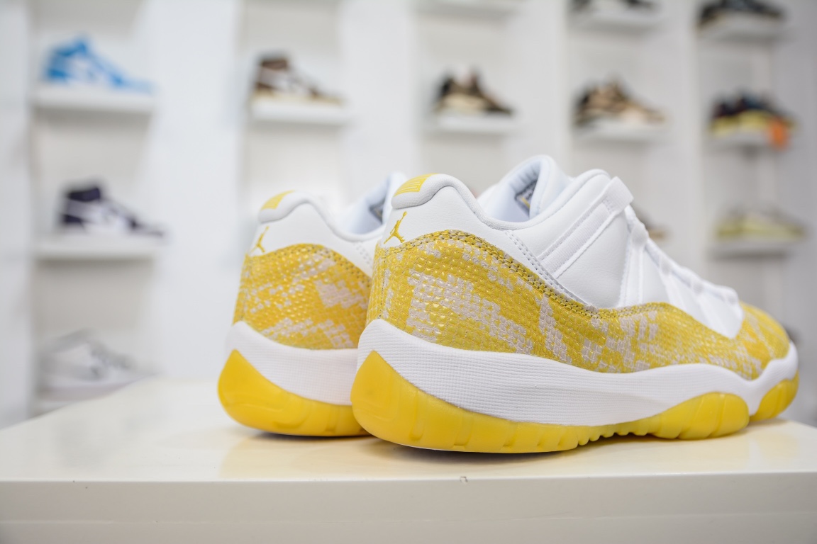 320 外贸版本 Air Jordan 11 Retro Low ”黄蛇” AH7860-107