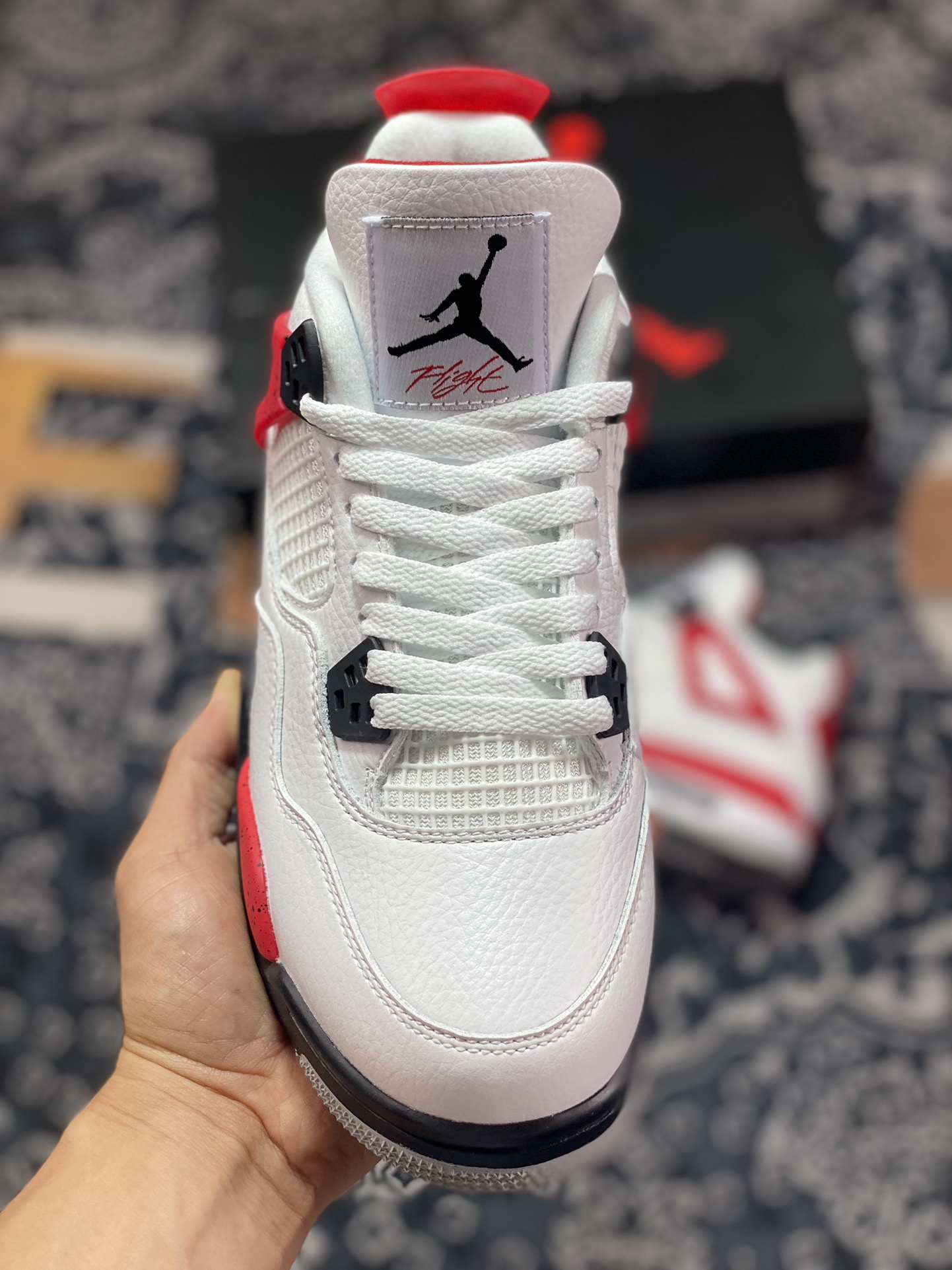 280 东莞大厂出品 Air Jordan 4 Retro ” Infrared ” 红水泥 DH6927-161