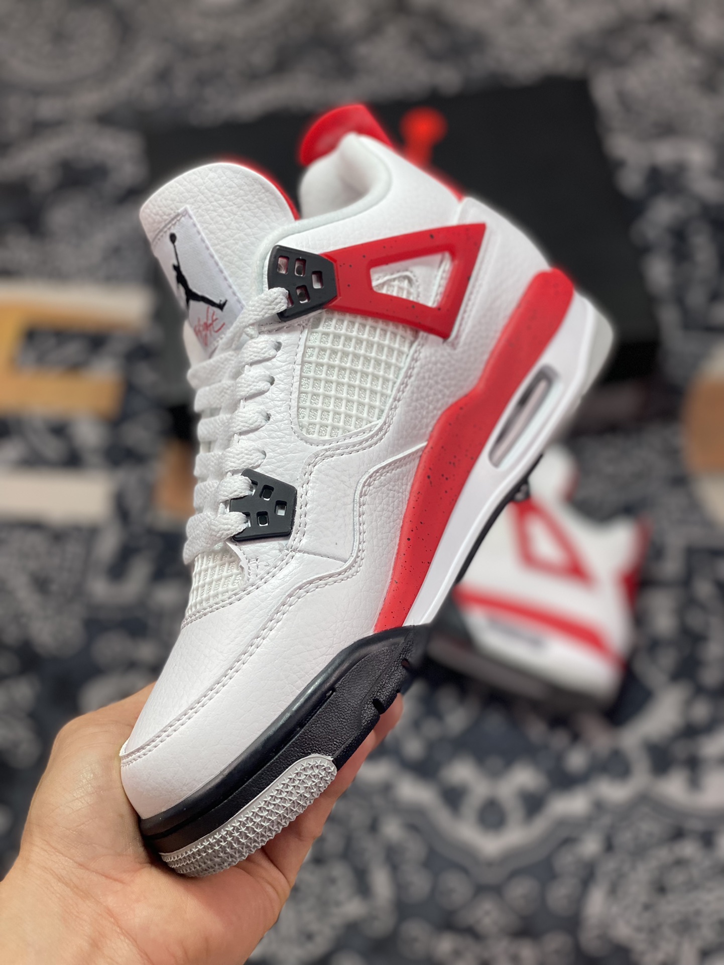 280 东莞大厂出品 Air Jordan 4 Retro ” Infrared ” 红水泥 DH6927-161