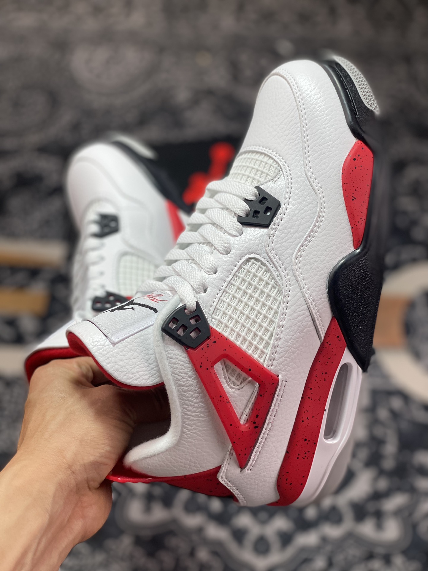 280 东莞大厂出品 Air Jordan 4 Retro ” Infrared ” 红水泥 DH6927-161