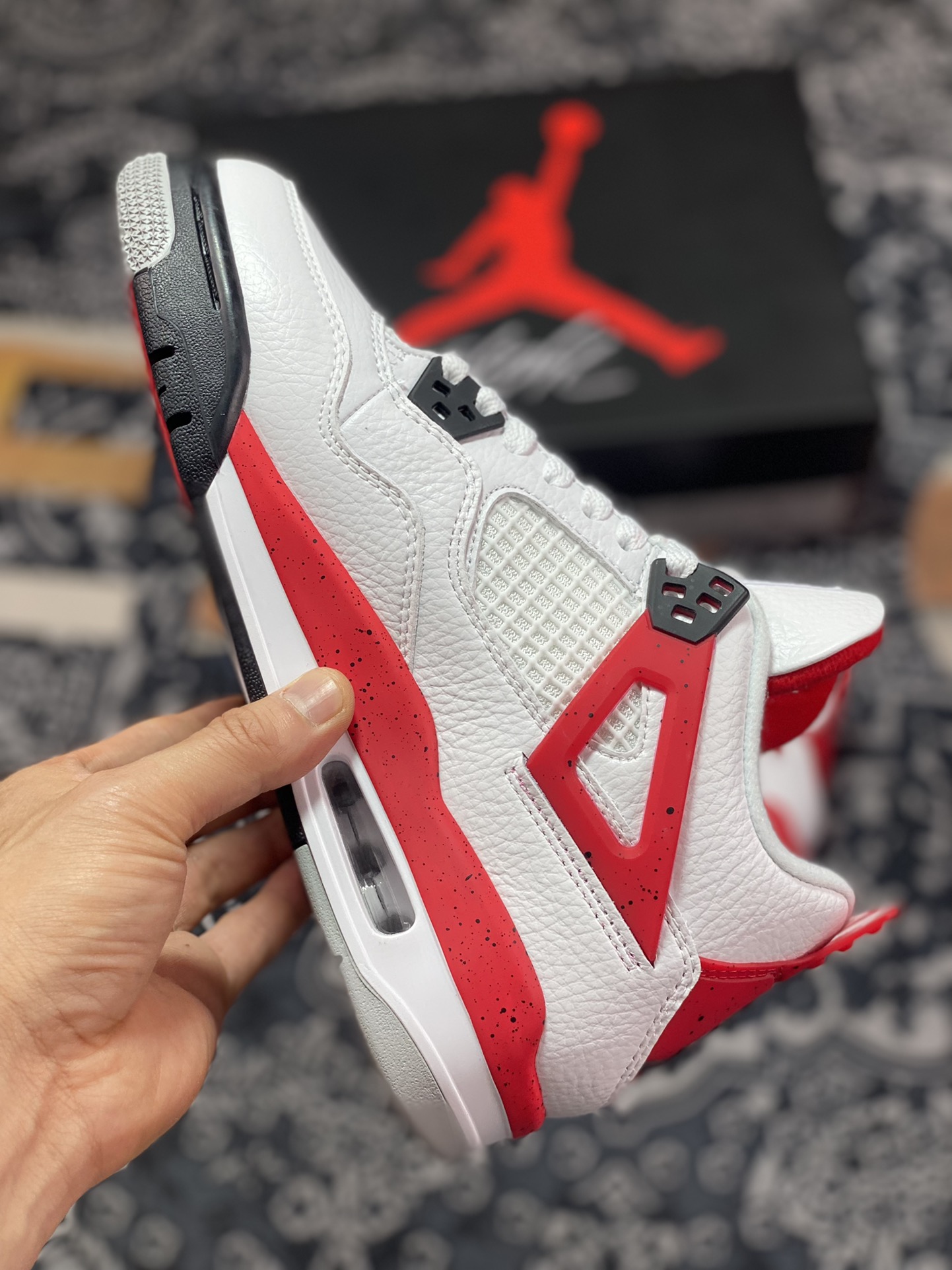 280 东莞大厂出品 Air Jordan 4 Retro ” Infrared ” 红水泥 DH6927-161