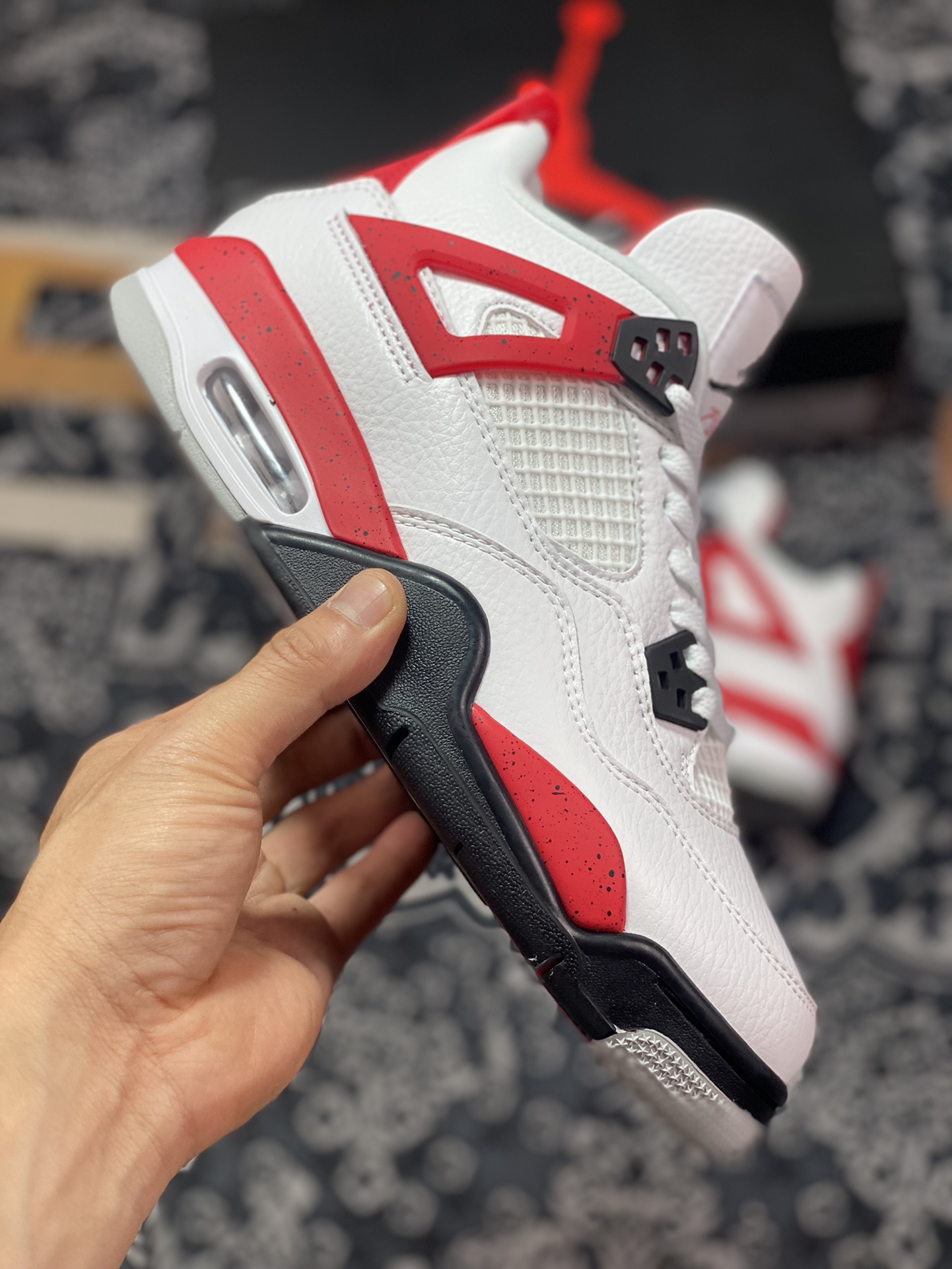 280 东莞大厂出品 Air Jordan 4 Retro ” Infrared ” 红水泥 DH6927-161