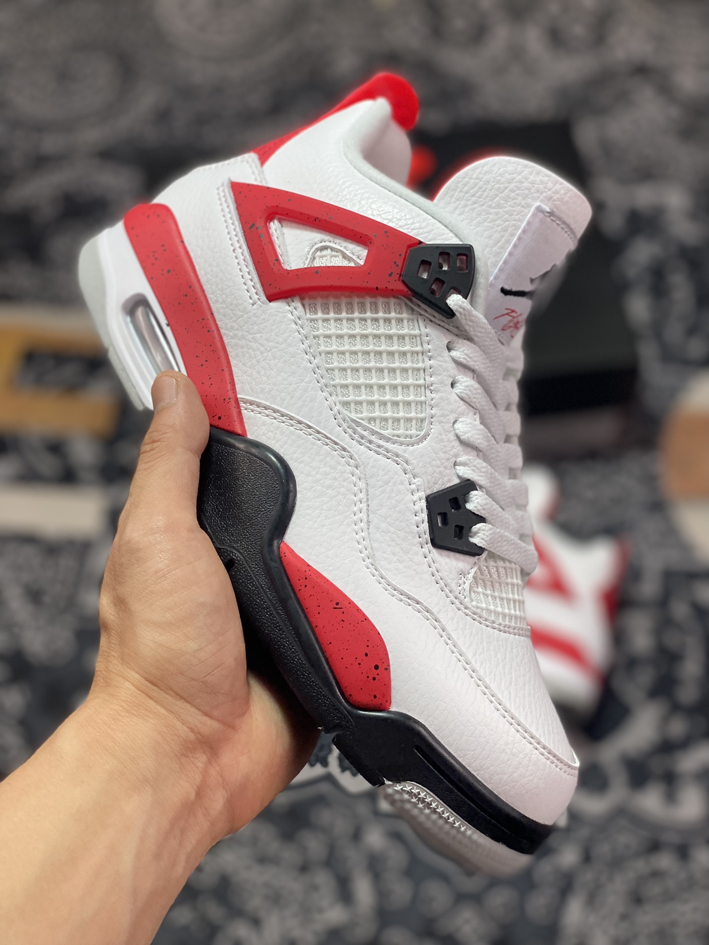 280 东莞大厂出品 Air Jordan 4 Retro ” Infrared ” 红水泥 DH6927-161