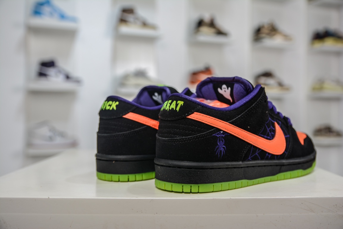 280 【需要礼盒另30】 T AY版出货Nike Dunk SB Low 万圣节 BQ6817-006