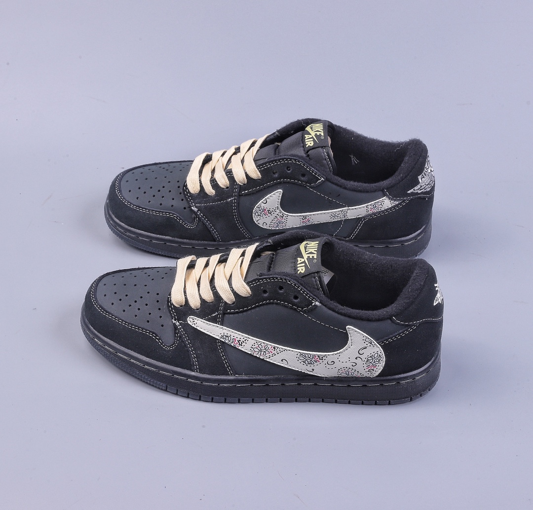 220 Fragment x TS x Air Jordan 1 Low 联名倒钩 低帮篮球鞋 DM7866-889