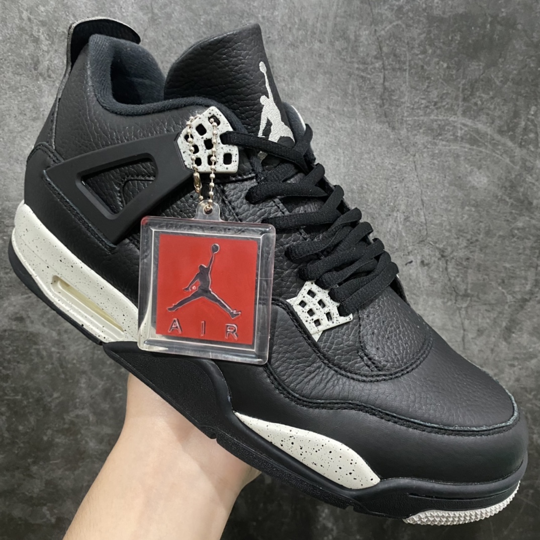 400 外贸纯原Air Jordan AJ4奥利奥2015版 老款荔枝皮奥利奥 314254-003