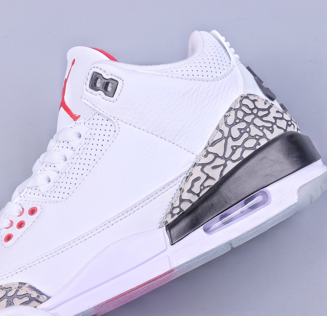 260 R Air Jordan 3 Retro Free Throw Line White Cement”白水泥” 923096-101