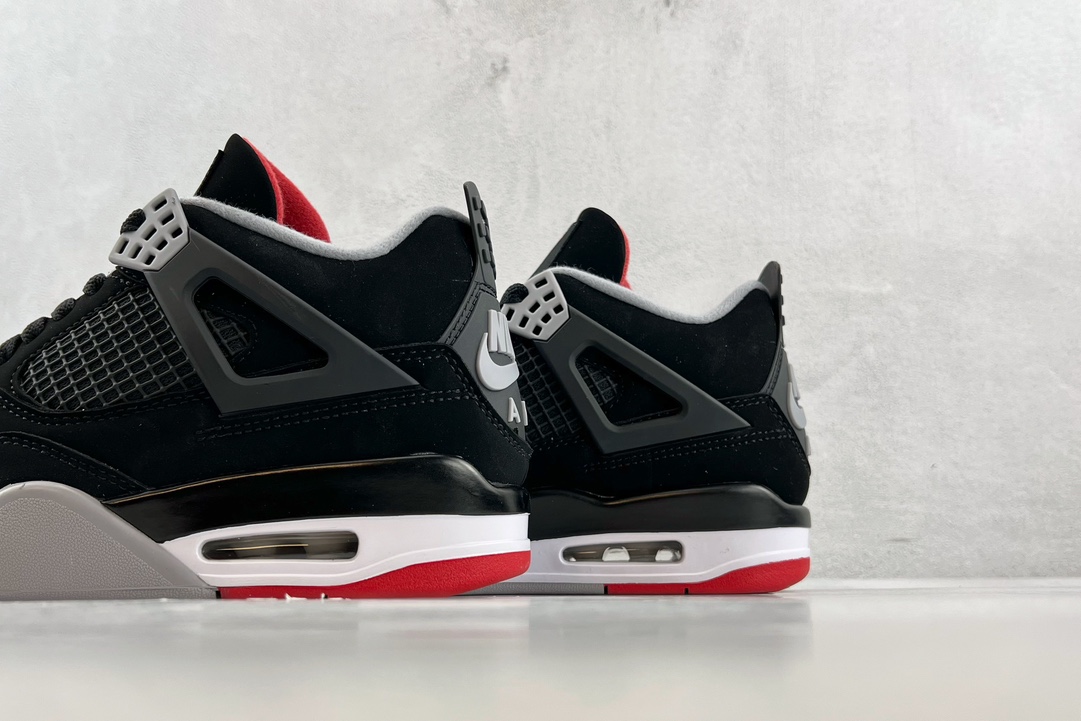 200 Air Jordan 4 Retro “Bred” 新黑红复刻版 308497-060