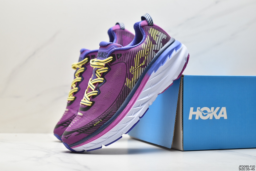 170 HOKA ONE ONE Bondi 8 Low 邦迪8代系列低帮厚底轻量休闲运动慢跑鞋