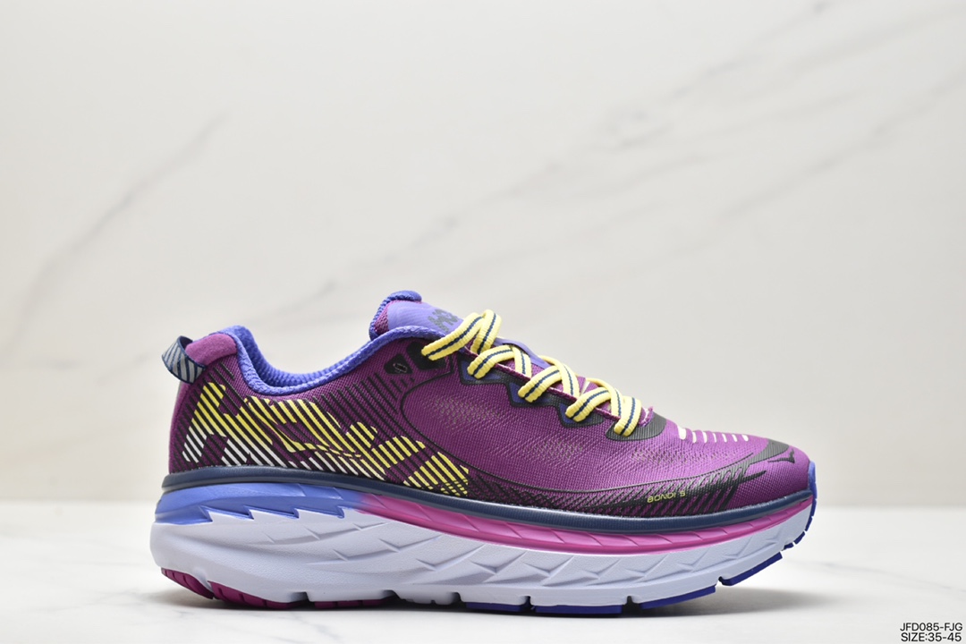 170 HOKA ONE ONE Bondi 8 Low 邦迪8代系列低帮厚底轻量休闲运动慢跑鞋