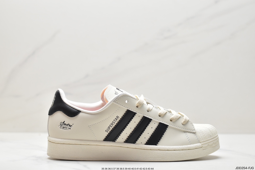 120 Andre Saraiva x Adidas Originals Superstar 经典贝壳头系列低帮 GZ2203