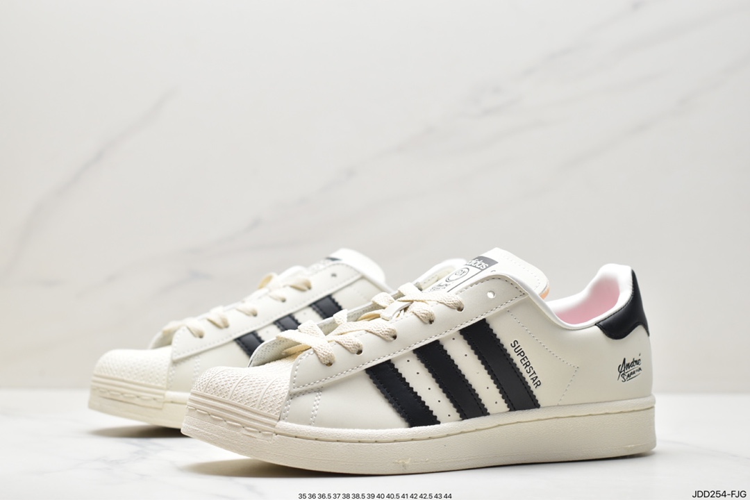 120 Andre Saraiva x Adidas Originals Superstar 经典贝壳头系列低帮 GZ2203