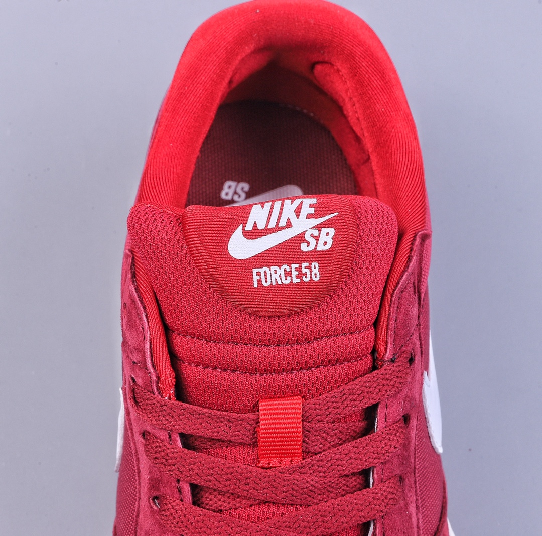 140 Nike SB Forcce 58 白红 复古休闲男女板鞋 CZ2959-009