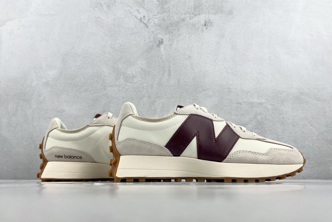 220 New Balance 327系列 白灰红 WS327KA