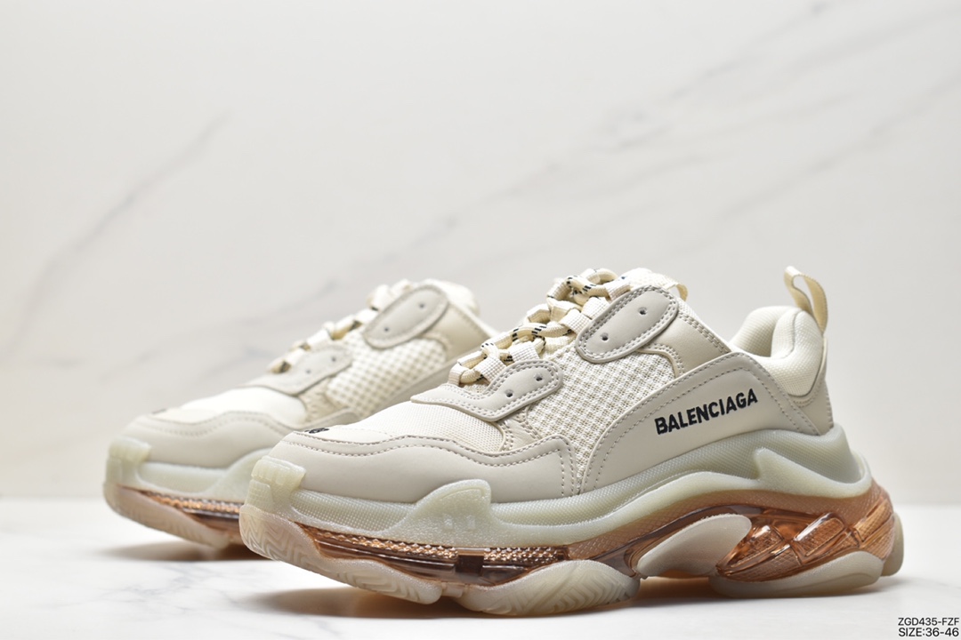 290 BALENCIAGA Triple S 巴黎世家/Balenciaga 三代做旧厚底老爹鞋 541624 W2GA1 3210