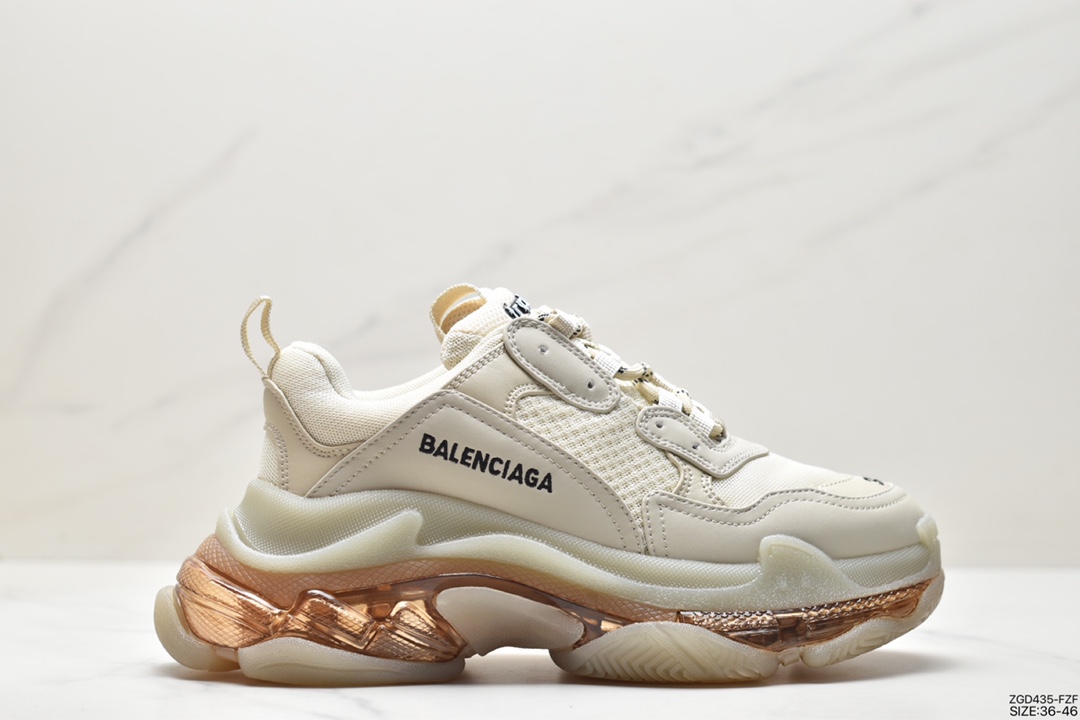 290 BALENCIAGA Triple S 巴黎世家/Balenciaga 三代做旧厚底老爹鞋 541624 W2GA1 3210