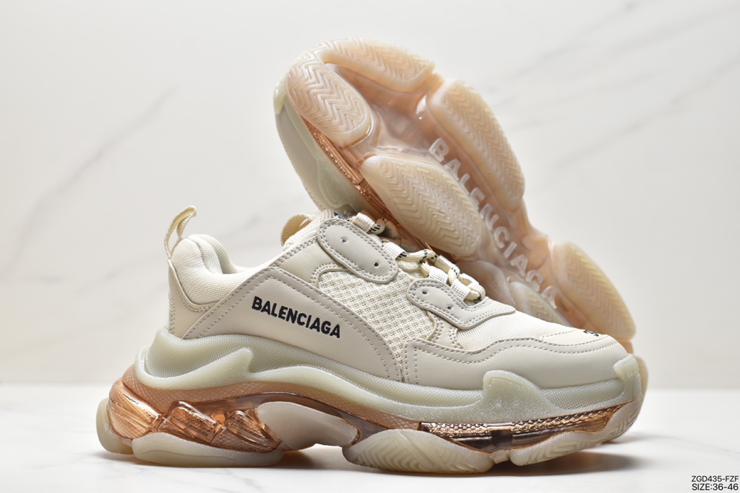 290 BALENCIAGA Triple S 巴黎世家/Balenciaga 三代做旧厚底老爹鞋 541624 W2GA1 3210