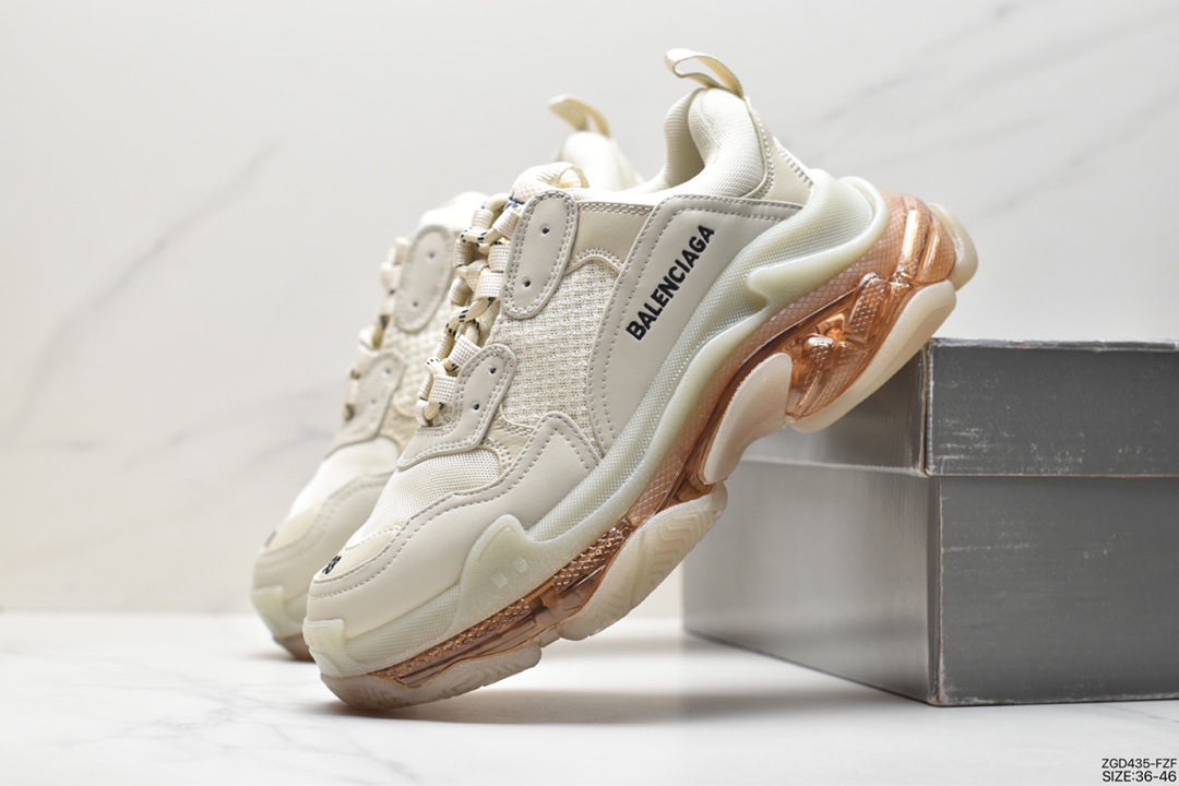 290 BALENCIAGA Triple S 巴黎世家/Balenciaga 三代做旧厚底老爹鞋 541624 W2GA1 3210