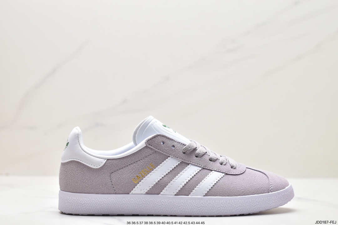 120 adidas Originals Gazelle 85 三叶草休闲防滑耐磨低帮板鞋 EF6508