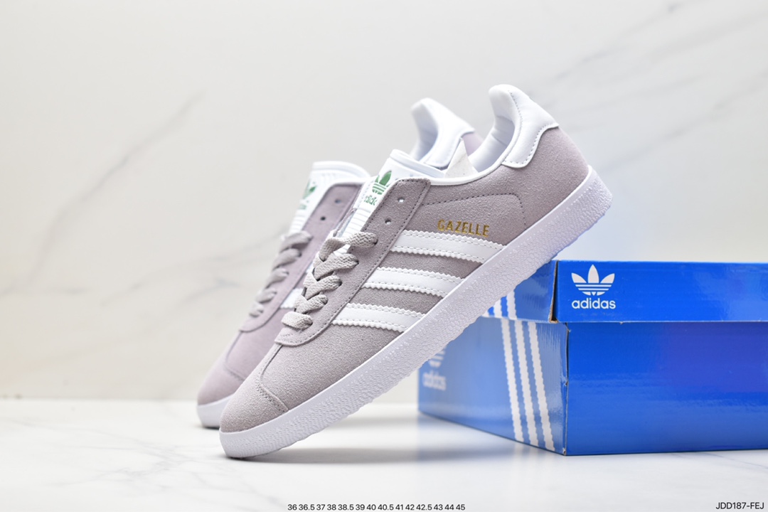 120 adidas Originals Gazelle 85 三叶草休闲防滑耐磨低帮板鞋 EF6508