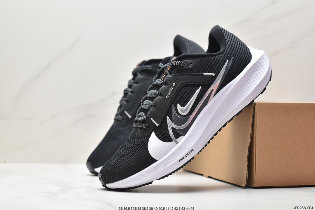 170 Nike Zoom Pegasus 登月40代系列 网面透气缓震疾速跑鞋 FB7179-001