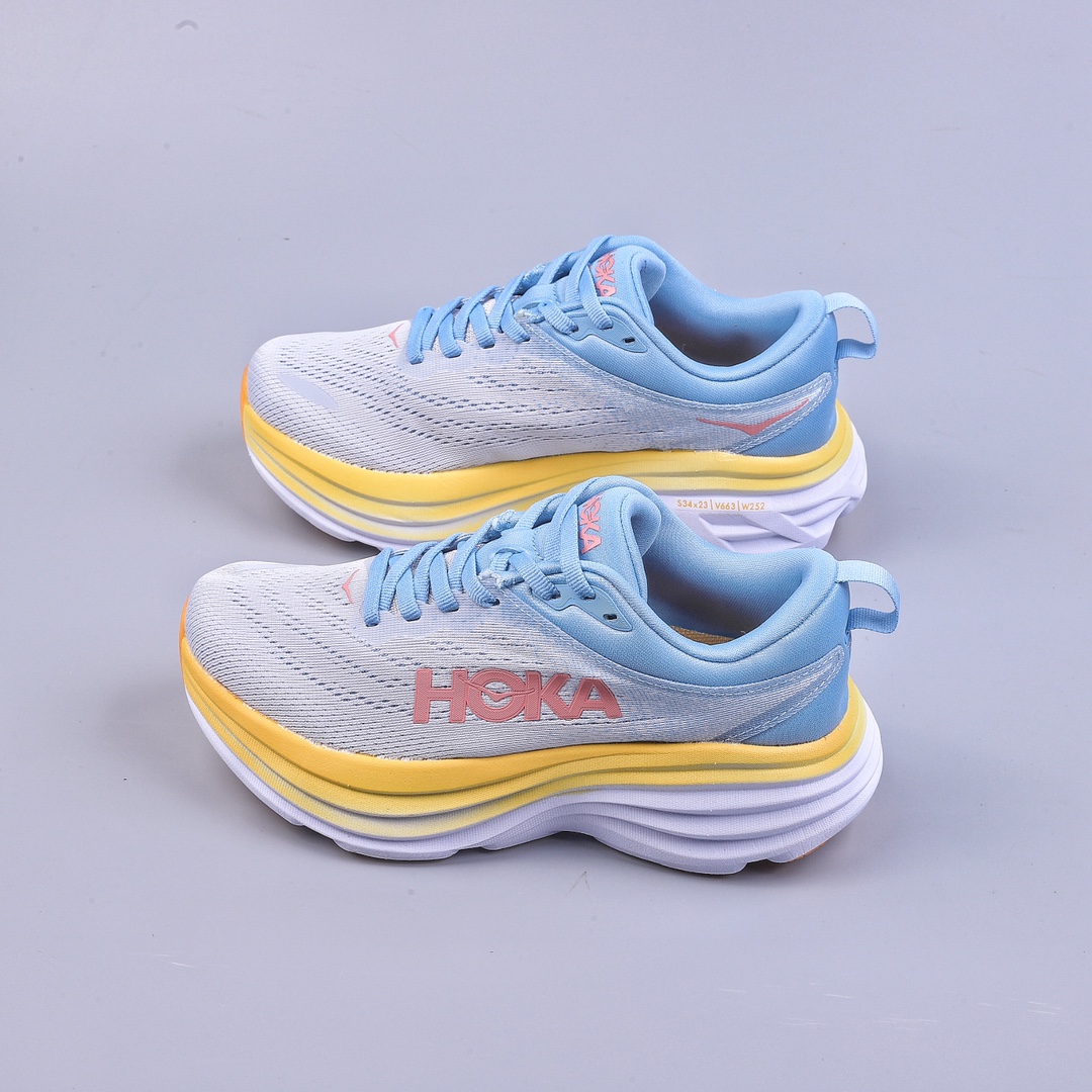 170 Hoka One One Clifton 8 低帮厚底轻量户外运动鞋