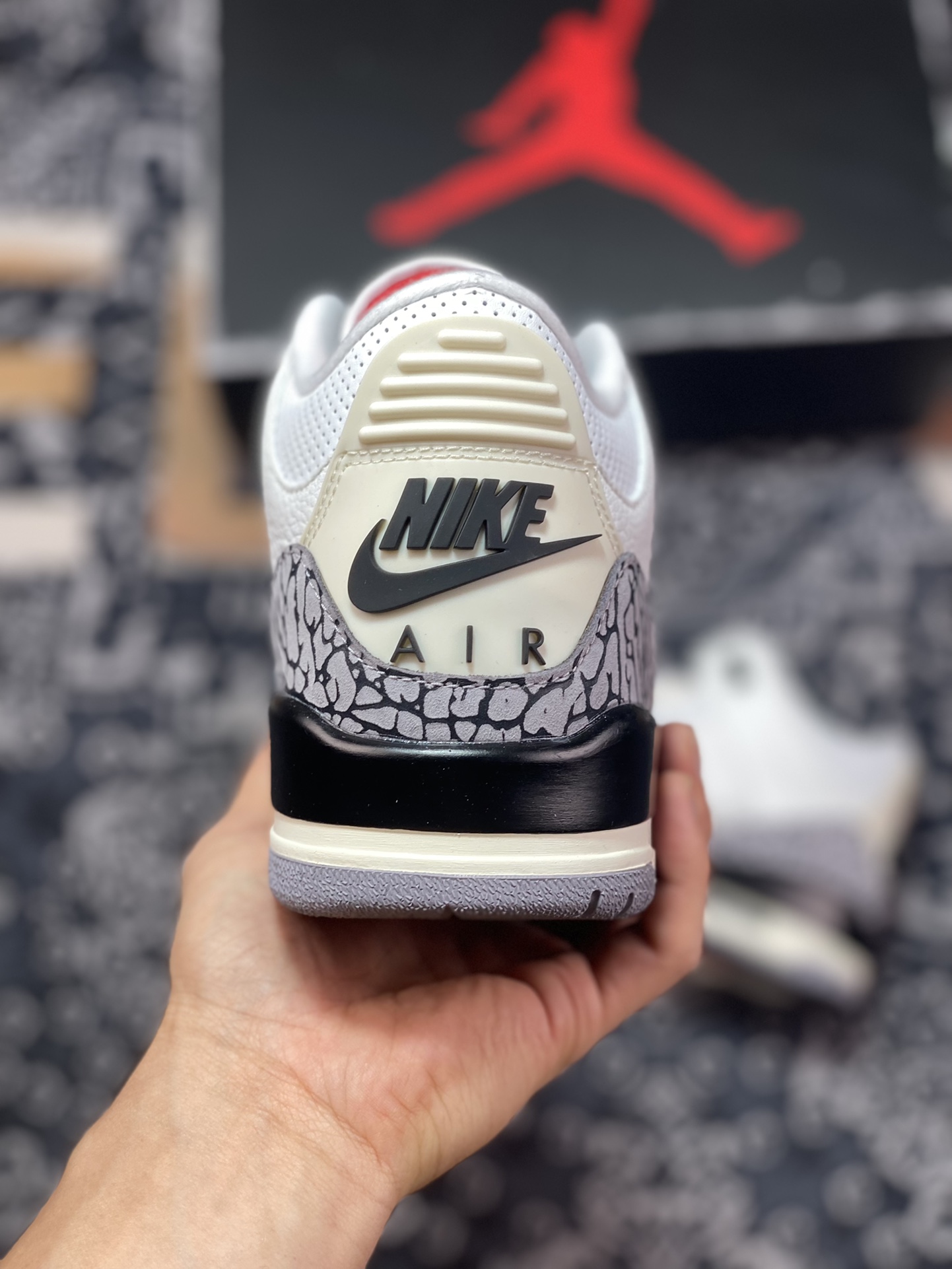 500 优选 Air Jordan 3 ” White Cement Reimagined ” AJ3乔3篮球鞋 DN3707-100