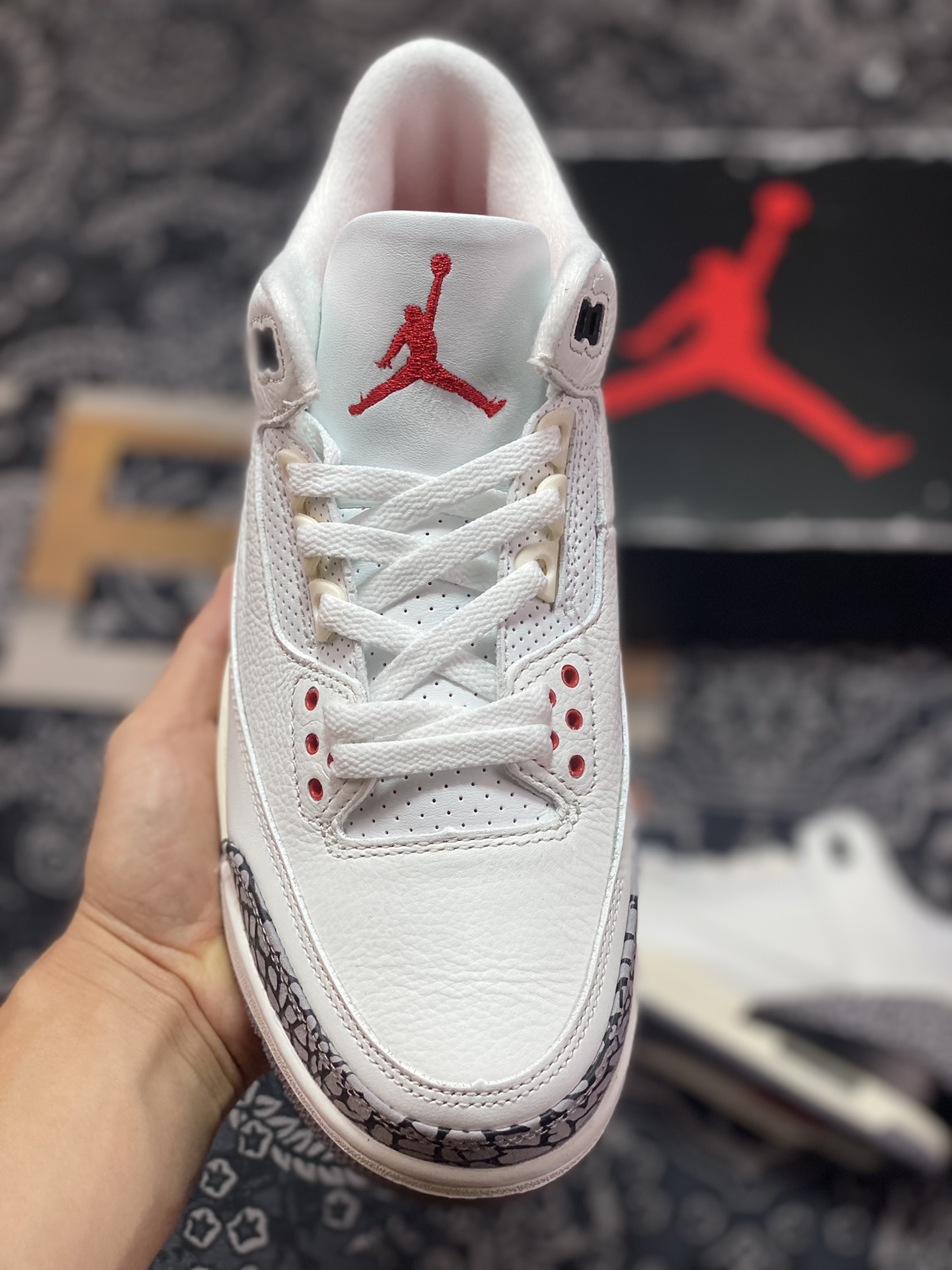 500 优选 Air Jordan 3 ” White Cement Reimagined ” AJ3乔3篮球鞋 DN3707-100