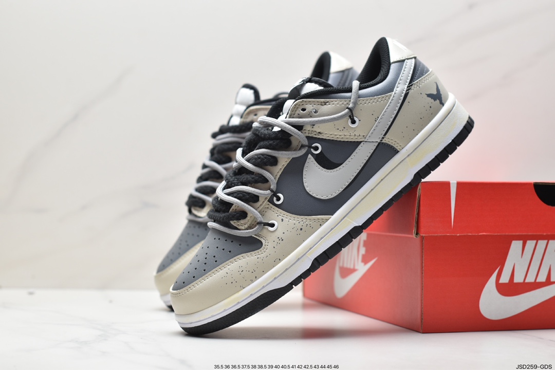 200 Nike Dunk Low SB联名 解构绑带滑板鞋 DD1391-112