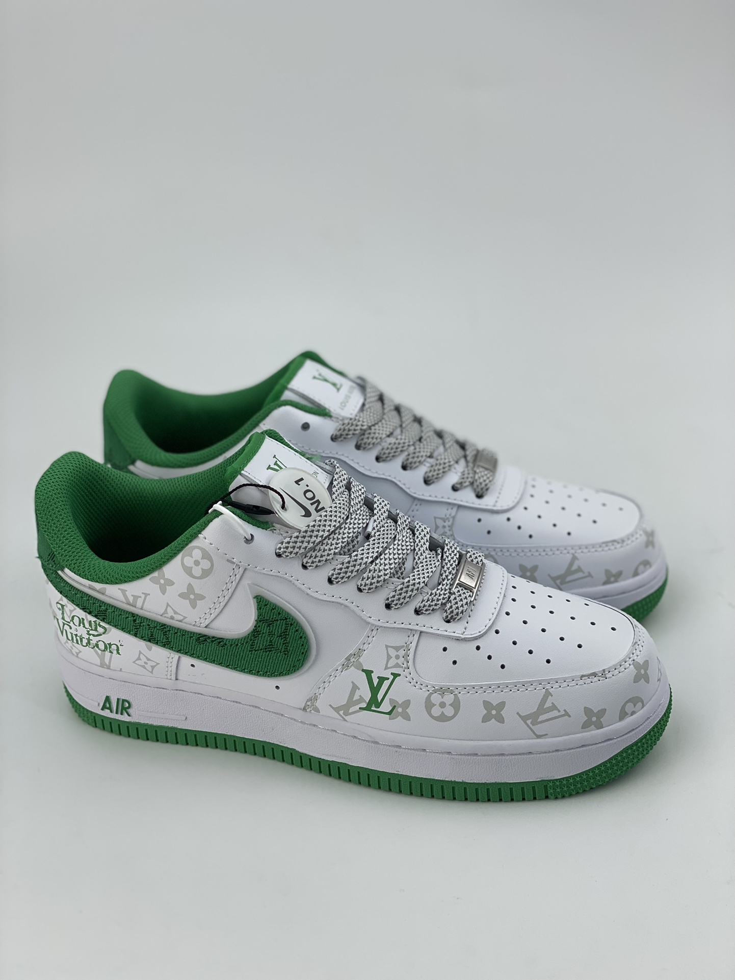 260 Nike Air Force 1 Low 07 白绿LV印花 CV0670-400