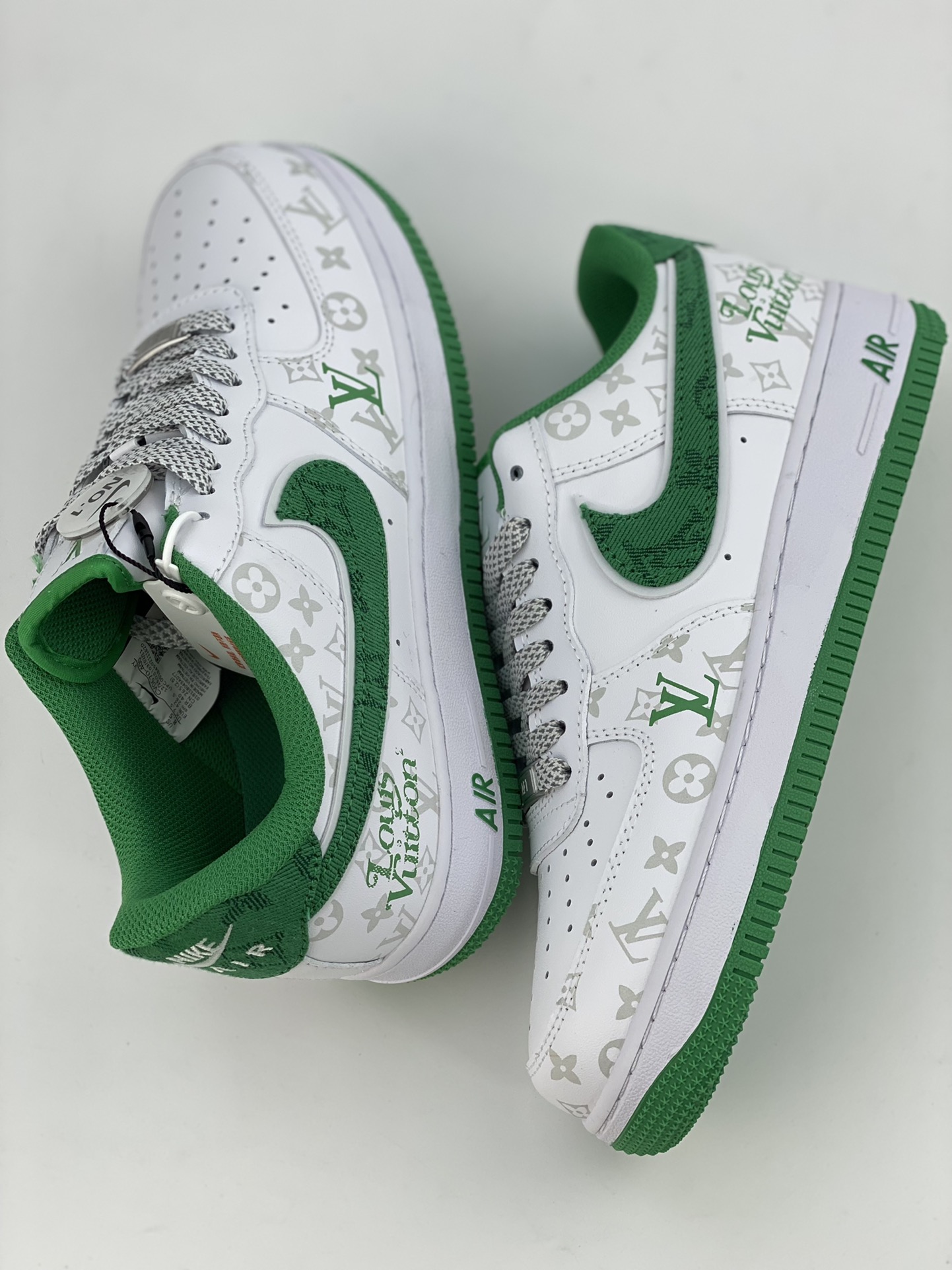 260 Nike Air Force 1 Low 07 白绿LV印花 CV0670-400