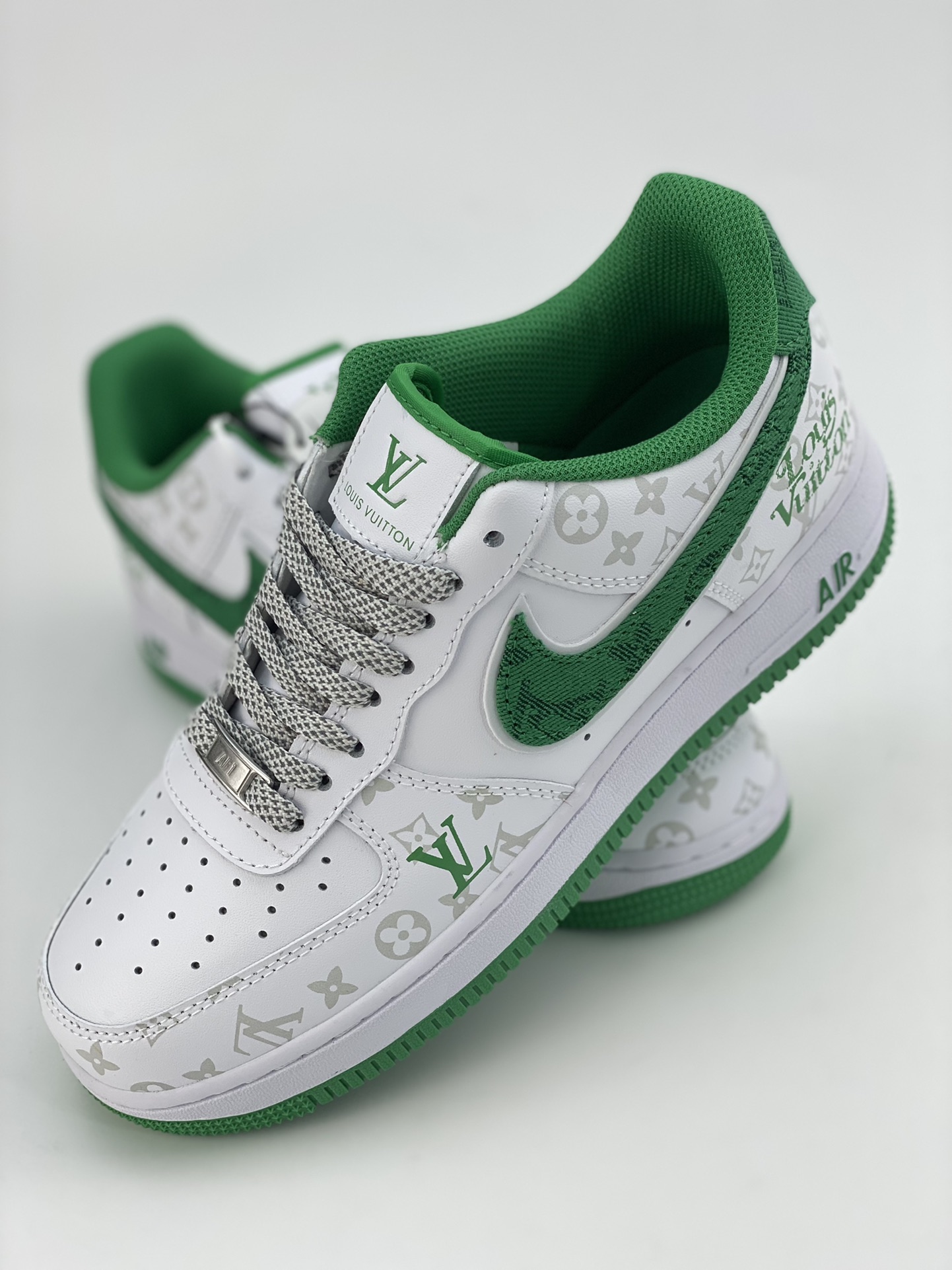 260 Nike Air Force 1 Low 07 白绿LV印花 CV0670-400