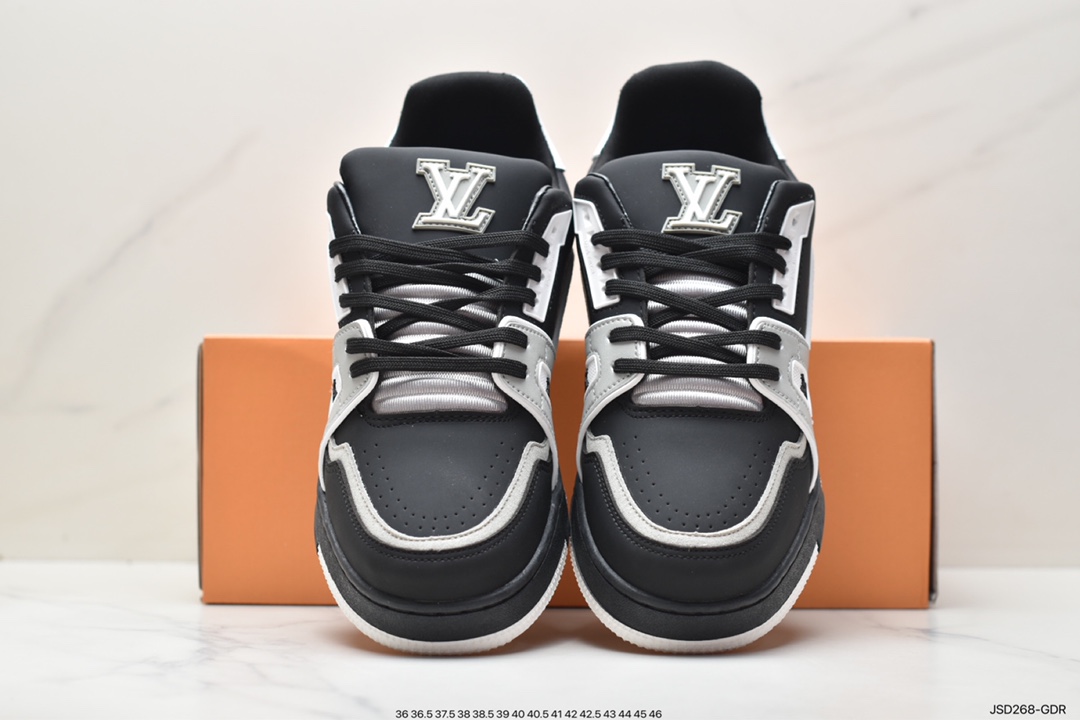 200 Louis Vuitton Trainer Maxi Low Sneaker 面包版马克西系列低帮板鞋