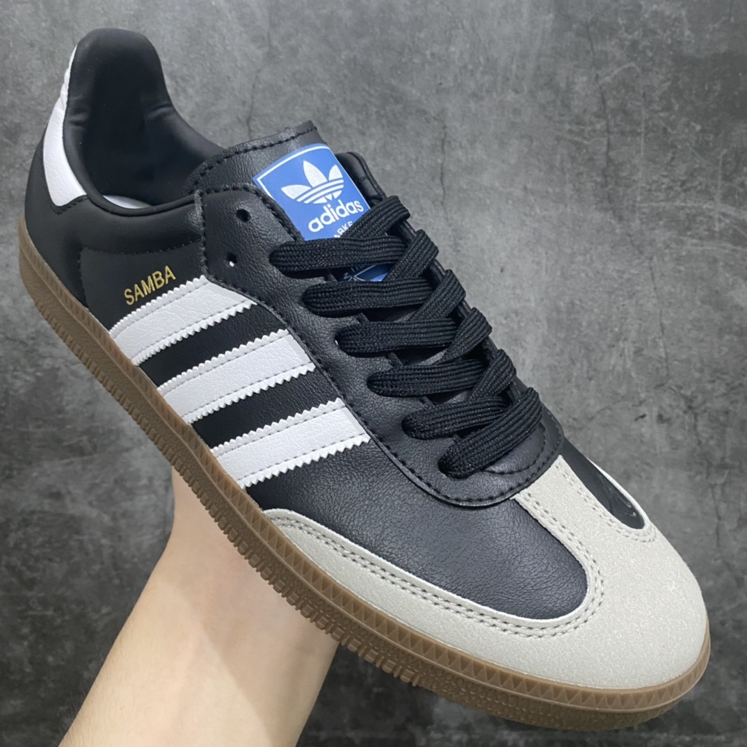 180 【过验版】Adidas Samba Vegan 桑巴德迅板鞋黑灰色