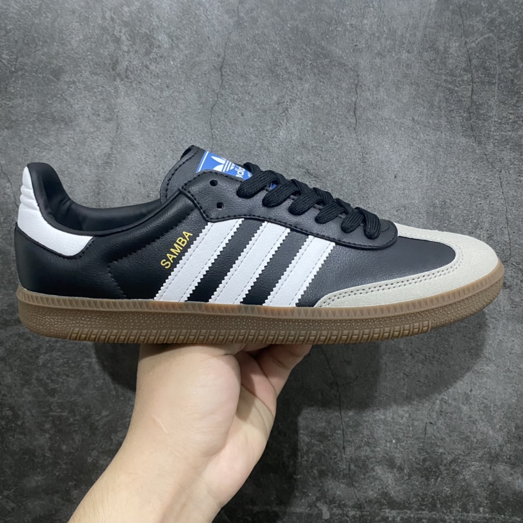 180 【过验版】Adidas Samba Vegan 桑巴德迅板鞋黑灰色