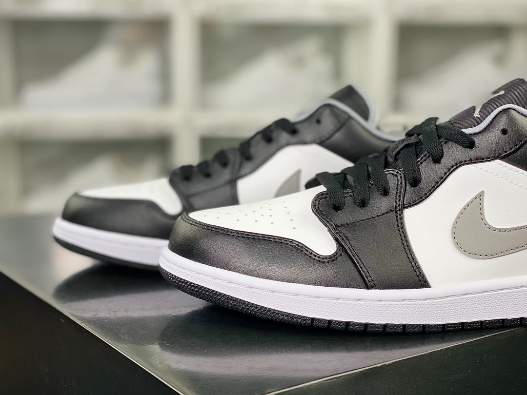 200 Air Jordan 1 Low”Light Smoke Grey”AJ1乔丹一代低帮经典篮球鞋“黑白灰影子”553558-040